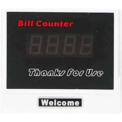 GC GLOBALCOMMERCE Hordozható Bankjegy Számláló és Hamis Pénz Detektor LED Kijelzővel