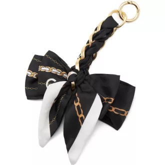   QIUTIMIY Fekete Táska Lánc - Elegáns Váll és Keresztpántos Táska Kiegészítő, Női Táska Dísz, Praktikus Táskadísz