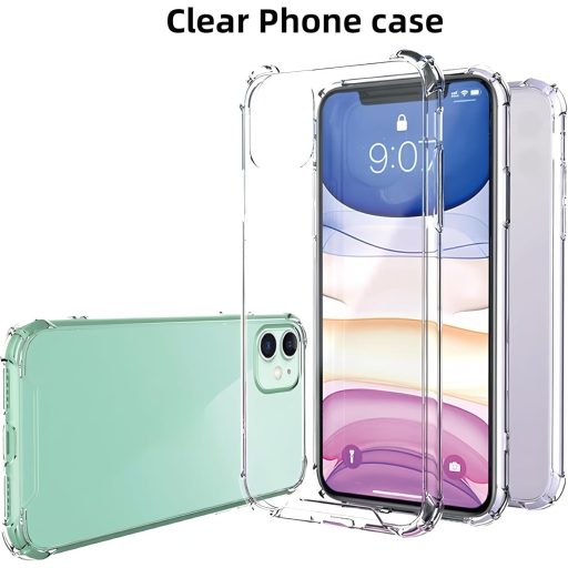 Totill iPhone 11 átlátszó tok 3 db edzett üveggel és pozicionálóval