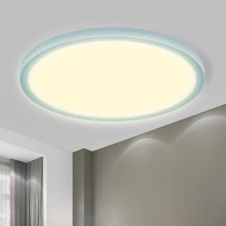 LQWELL LED mennyezeti lámpa IP44 vízálló kék 18W 3000K