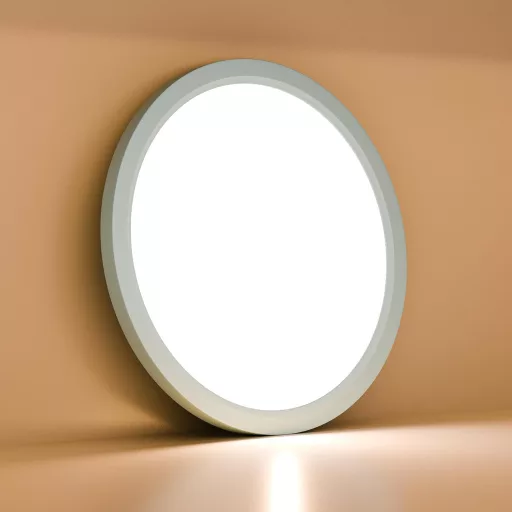Plafonieră LED LQWELL IP44 rezistentă la apă, albastru, 18W, 3000K