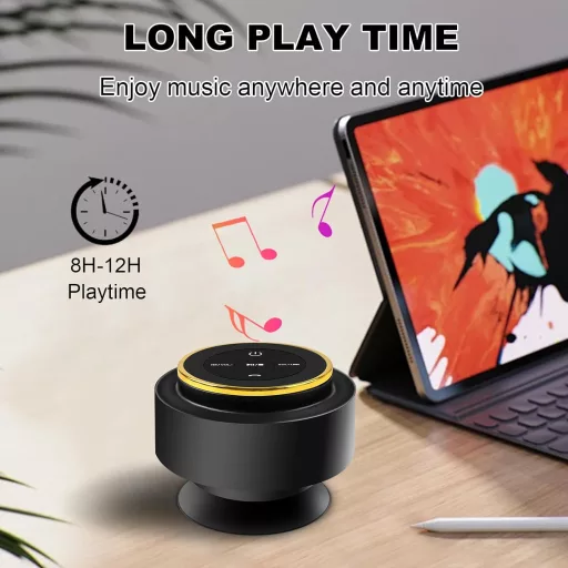MR.LUYU IPX7 Vízálló Bluetooth Fürdőszobai Hangszóró Szívókoronggal és Mikrofonnal