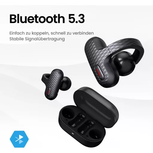 Amazfit Up Bluetooth fülhallgató, nyílt fülhallgató, IPX4 vízálló, sporthoz és futáshoz