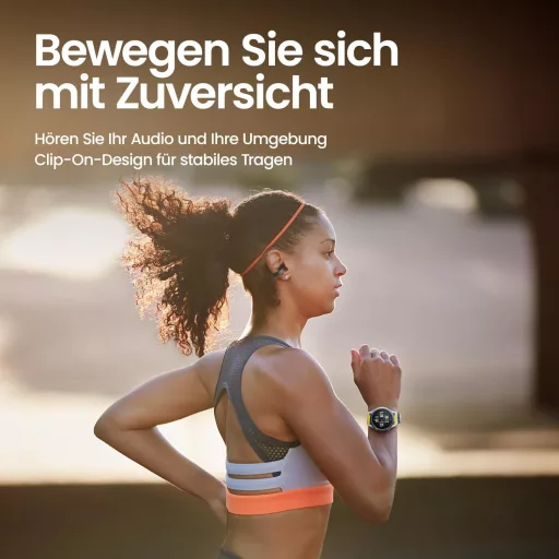 Amazfit Up Bluetooth fülhallgató, nyílt fülhallgató, IPX4 vízálló, sporthoz és futáshoz