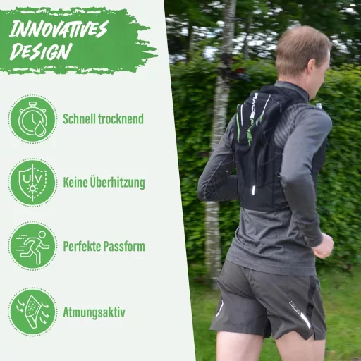 RACEPACE Ultralight Hidratációs Hátizsák Futáshoz Túrázáshoz Kerékpározáshoz 1.5L