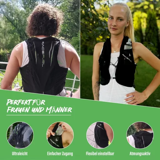 RACEPACE Ultralight Hidratációs Hátizsák Futáshoz Túrázáshoz Kerékpározáshoz 1.5L