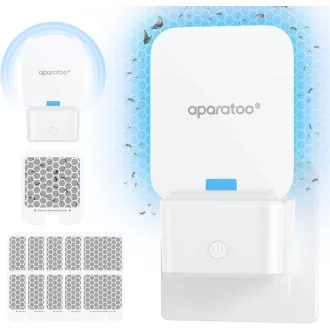   Capcană electrică pentru țânțari și musculițe Bubbacare, set de 2 bucăți cu plăcuțe adezive pentru musculițe de oțet