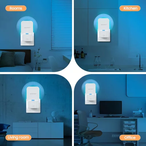 Capcană electrică pentru țânțari și musculițe Bubbacare, set de 2 bucăți cu plăcuțe adezive pentru musculițe de oțet