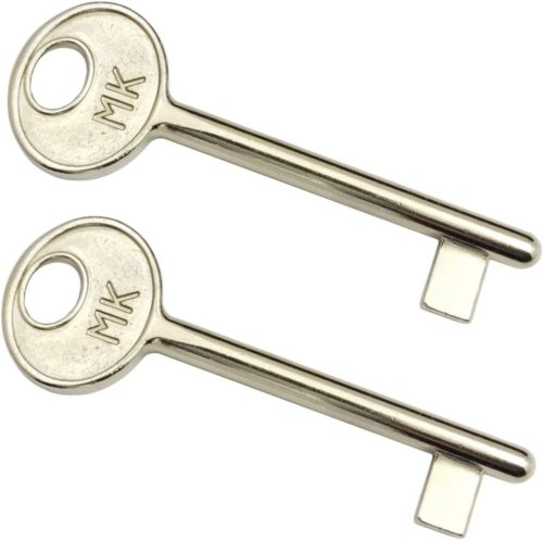 Cheie GAMOBIFER Passepartout pentru încuietori interne AGB - Metal nichelat, 6mm, pentru Seria PATENT/CENTRO/POLARIS/MEDIANA EVOLUTION, 2 buc