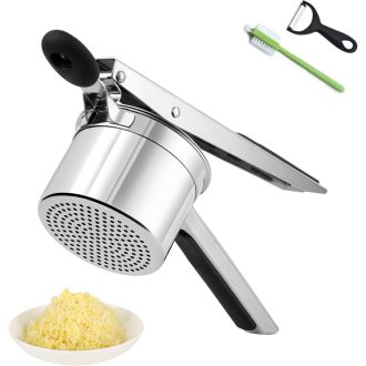   Amroicus rozsdamentes krumpliprés 450ml, burgonyamosó spaetzle és tészta préshez