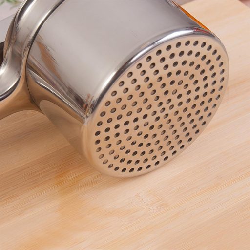 Amroicus rozsdamentes krumpliprés 450ml, burgonyamosó spaetzle és tészta préshez