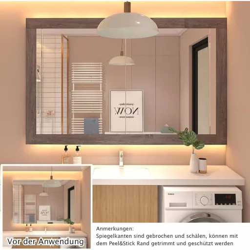 FEILAYS Fa Hatású Öntapadós Szegélyszalag 15cm x 10m Faldekoráció