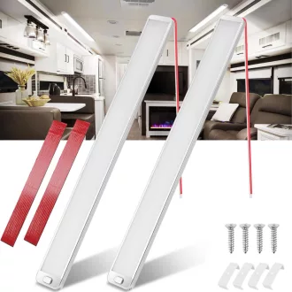   Set 2 lămpi LED interior Thlevel 228 pentru autorulote, 12V-85V, 10W, 1000LM, cu întrerupător