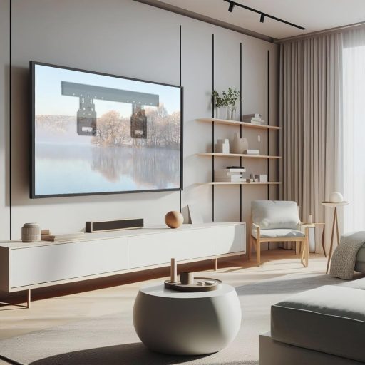 IMtKotW Ultra Slim TV fali tartó 37-80 colos tévéhez, 75 kg, VESA 600x400