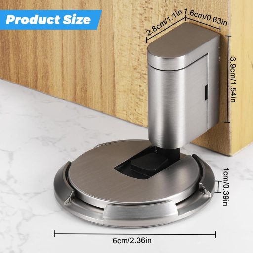 JIZZU mágneses ajtórögzítő, önragasztós, állítható magasságú ajtótartó