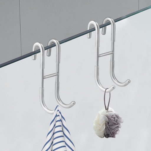 Gudalea 2 buc. Cârlige de perdea de duș, suport pentru prosoape de baie, fără găurire.