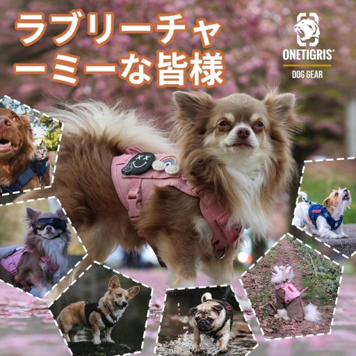 Taktická vesta pre psov OneTigris Fire Watcher XL ružová – nastaviteľný postroj proti ťahaniu na výcvik psov