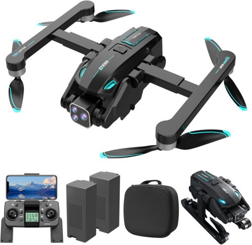 OBEST GPS Drón 4K Kamerával - 36 Perc Repülési Idő, 360° Akadályérzékelés, Követés Funkcióval, Kefenélküli Motor, 5G WiFi FPV Átvitel