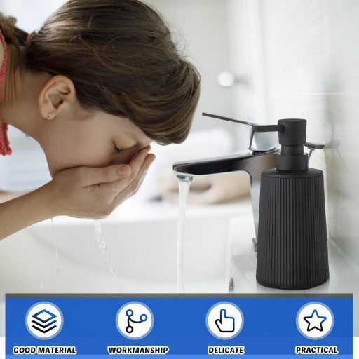 GOMETY 2db Szappanadagoló 380ml Műanyag Adagoló Konyha Fürdőszoba Pumpás