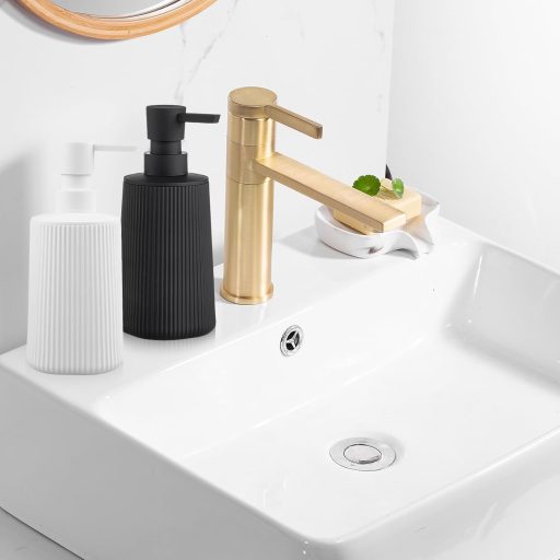 GOMETY 2 buc. Dispenser Săpun 380ml Plastic Dozator Bucătărie Baie cu Pompă