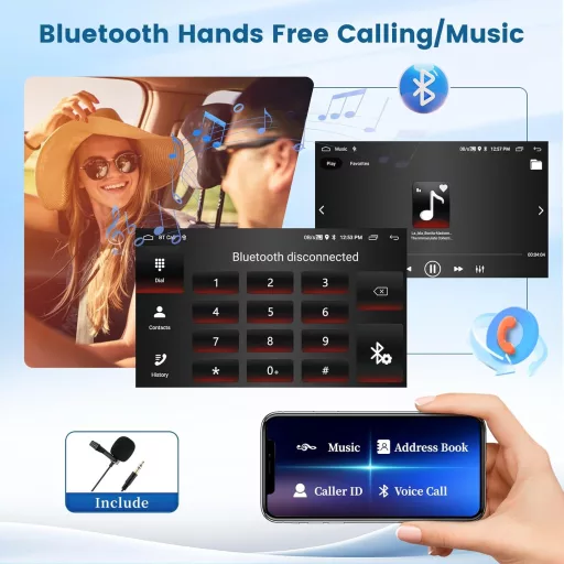 Autoradio Inefala 7" Android 15 pentru Peugeot 3008 5008 Partner Citroen Berlingo 2010-2016, GPS, WiFi, BT