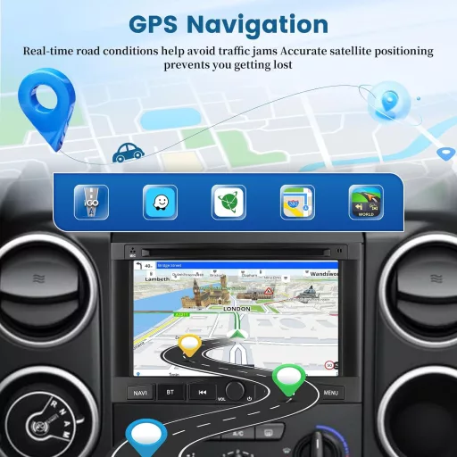 Inefala 7" Android 15 Autórádió Peugeot 3008 5008 Partner Citroen Berlingo 2010-2016 GPS WiFi BT