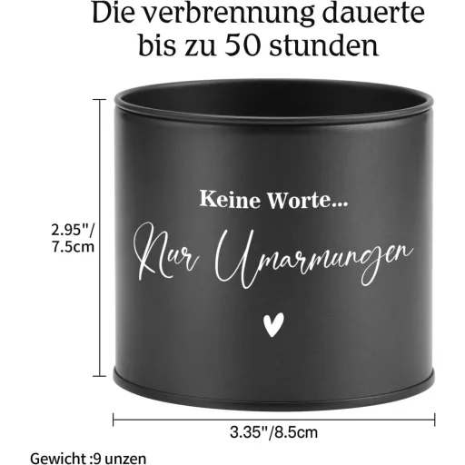 PRSTENLY Megemlékezési Gyertya Kondolencia Ajándék Elhunyt Szeretteknek