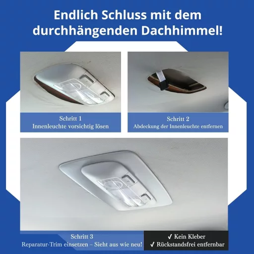 CASPORT Tetőkárpit javítókészlet VW Golf MK5 MK6 Jetta 2005-2010 szürke