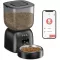 PUPPY KITTY Hrănitor Automat pentru Pisici cu Aplicație WiFi, Bol din Oțel Inoxidabil, 10 Mese pe Zi, Înregistrare Vocală, Alimentare Dublă, Capacitate 3L