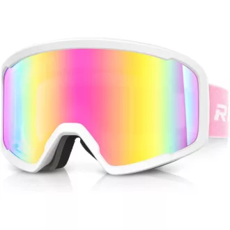   Ochelari de schi unisex RIOROO OTG, ochelari de snowboard cu protecție UV pentru purtătorii de ochelari de vedere
