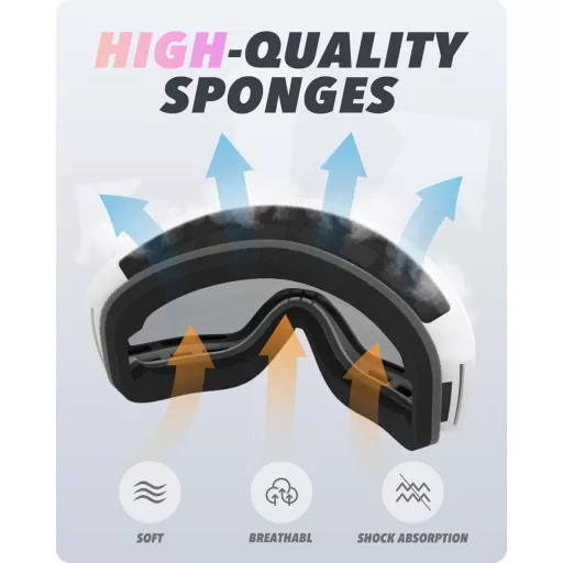 RIOROO Unisex Síszemüveg OTG Snowboard Szemüveg UV Védelem Szemüvegeseknek