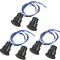 Senzor magnetic pentru uși și ferestre Gebildet RC-36, set 3 bucăți, alarmă