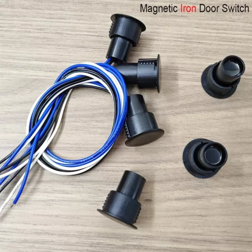 Senzor magnetic pentru uși și ferestre Gebildet RC-36, set 3 bucăți, alarmă