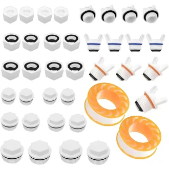   Dopuri de obturare Gyipe 36 buc. Dop robinet Filet BSP Cauciuc cu garnitură pentru mașină de spălat