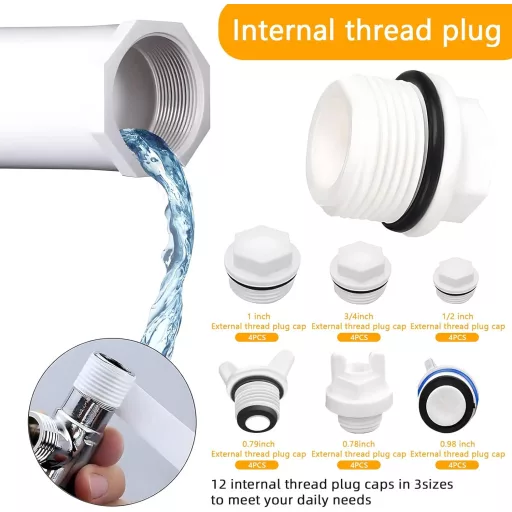 Dopuri de obturare Gyipe 36 buc. Dop robinet Filet BSP Cauciuc cu garnitură pentru mașină de spălat