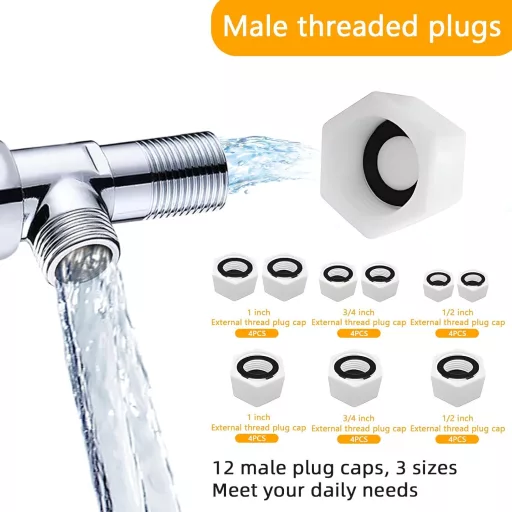 Dopuri de obturare Gyipe 36 buc. Dop robinet Filet BSP Cauciuc cu garnitură pentru mașină de spălat