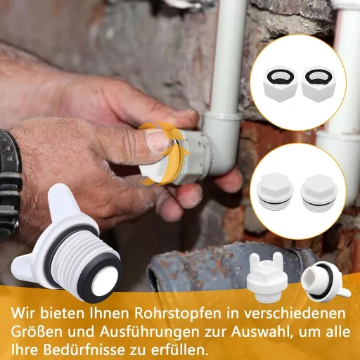 Dopuri de obturare Gyipe 36 buc. Dop robinet Filet BSP Cauciuc cu garnitură pentru mașină de spălat