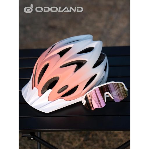 Odoland kerékpáros sisak sportüveggel, állítható MTB hegyi bicikli sisak felnőtteknek