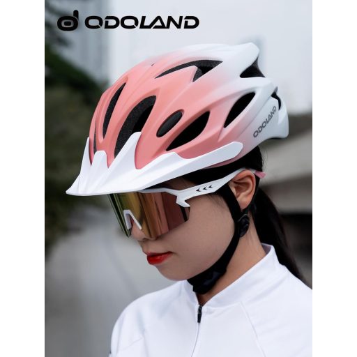 Odoland kerékpáros sisak sportüveggel, állítható MTB hegyi bicikli sisak felnőtteknek