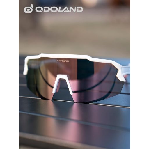 Odoland kerékpáros sisak sportüveggel, állítható MTB hegyi bicikli sisak felnőtteknek