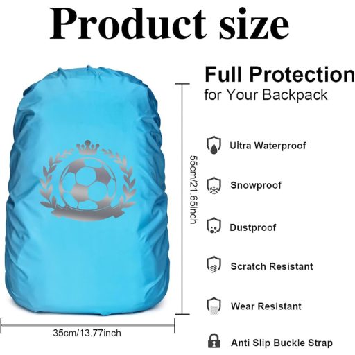 Husă de ploaie universală pentru rucsac Sunshine smile, impermeabilă
