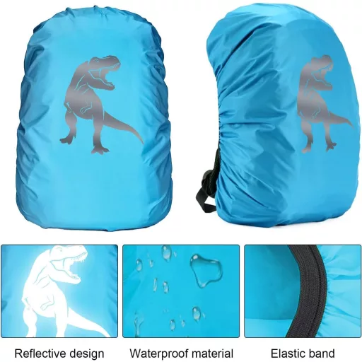 Husa Impermeabilă pentru Rucsac Școlar, Protecție Ploaie, Zâmbet de Soare