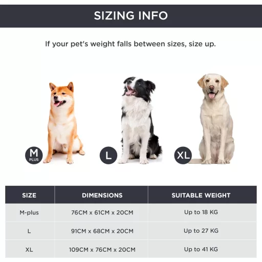 BEDSURE Pat pentru Câini de Talie Medie 76x61x20cm Maro Fleece Canapea Lavabilă