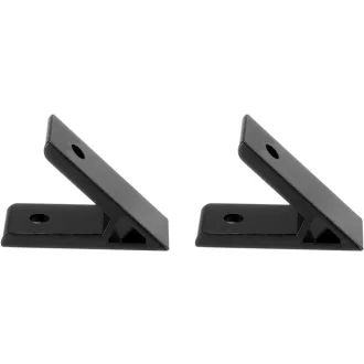   Conector de colț din aluminiu PATIKIL la 45°, 60x22x45mm, pentru profil 3030, negru, 2 bucăți