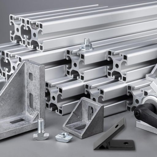 PATIKIL 45° Alumínium Sarokösszekötő 60x22x45mm 3030 Profilhoz Fekete 2db