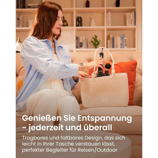 NAPRE Masszázspisztoly 32 fokozatú nyakfájdalom hátfájdalom kezelésére fém nyéllel