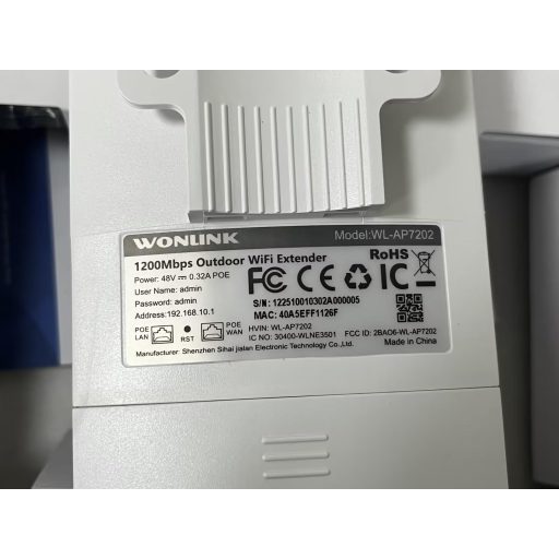 WONLINK AC1200 Outdoor WLAN Access Point 7202-2 WiFi Erősítő