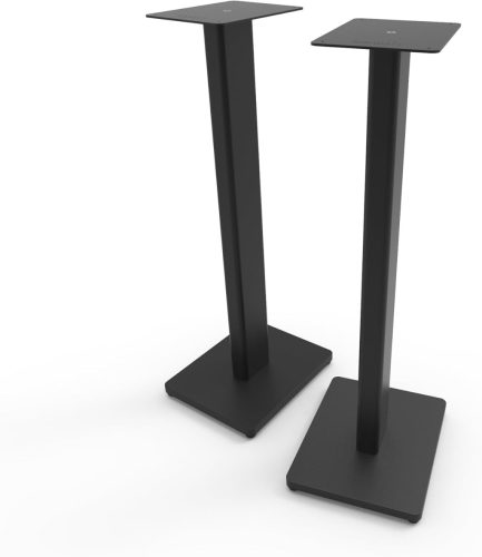 Stative universale Kanto ST28 pentru boxe bookshelf - 71 cm, bază neagră din oțel, sarcină maximă 13,6 kg, pereche