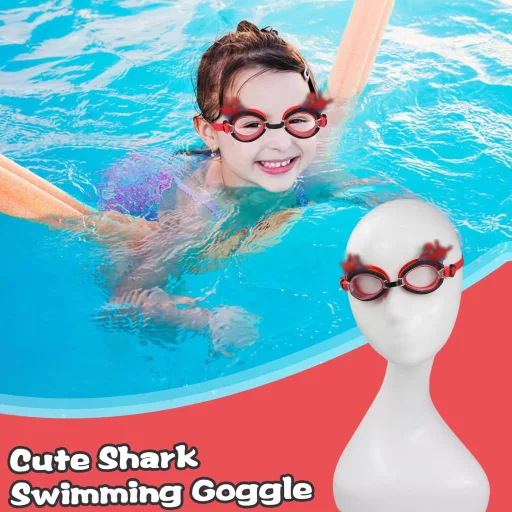 Saier Dječje Naočale za Plivanje Protiv Zamagljivanja, Vodonepropusne, 3-12 Godina