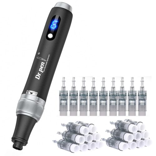 Bestauty Dr. pen Ultima M7S Professzionális Elektromos Mikrodermabrázió Toll - Vezeték Nélküli Derma Pen 27 Cserélhető Fejjel Arcra, Testre,